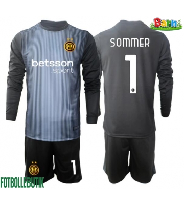 Inter Milan Yann Sommer #1 Målvakt Hemmaställ Barn 2025-26 Långärmad (+ Korta byxor)